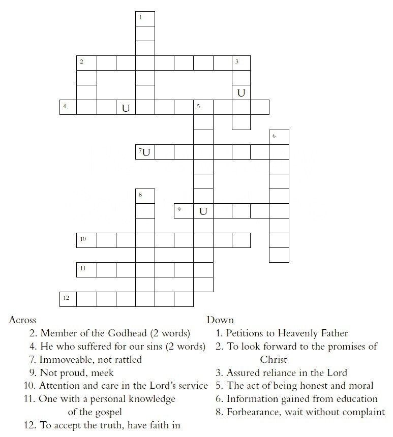 Book of Mormon Scripture Puzzles