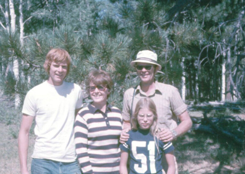 The Johnson family in 1974