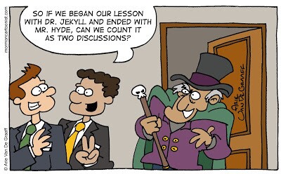 LDS Missionary Halloween Comic by Arie Van De Graaff