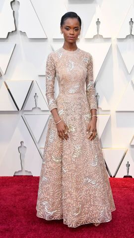 Letitia Wright at the Academy Awards 2019