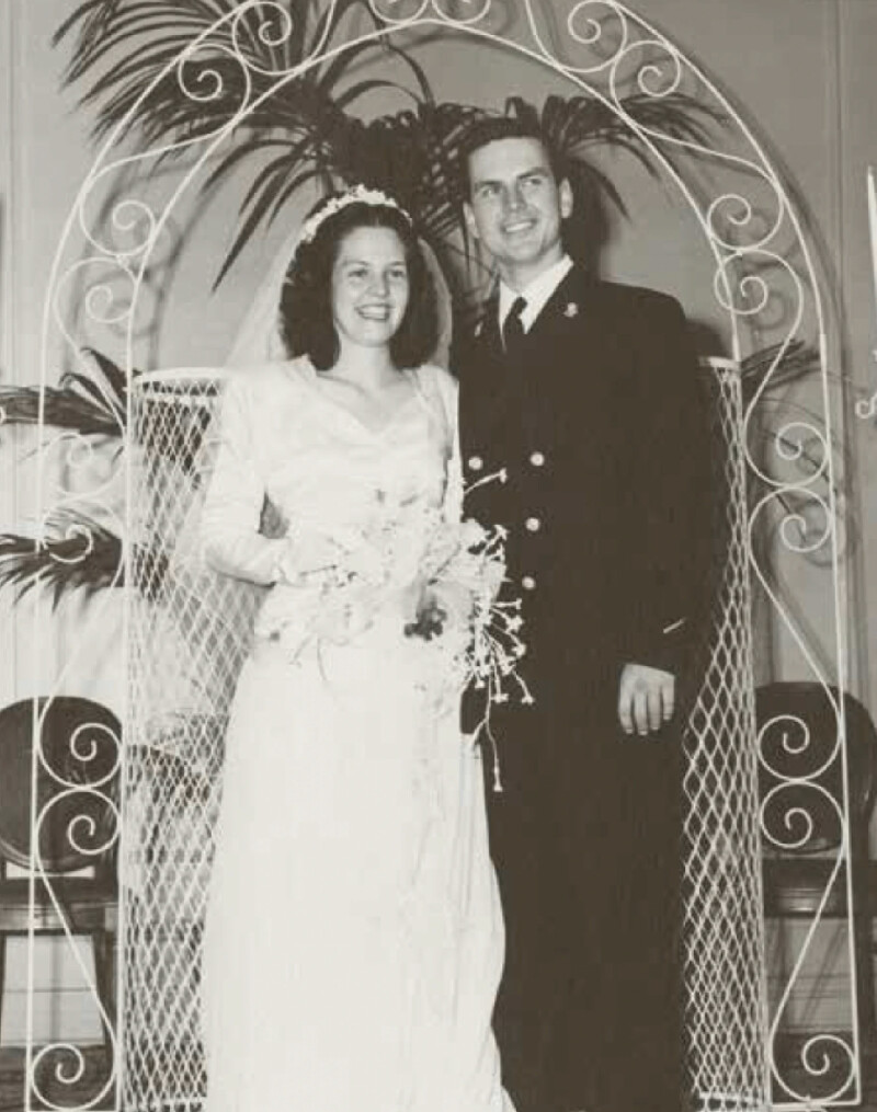 Russell M. Nelson and Dantzel White on their wedding day.