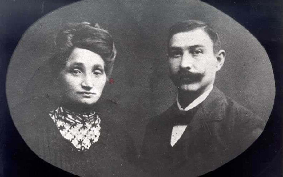 Auguste with her husband, Robert.
