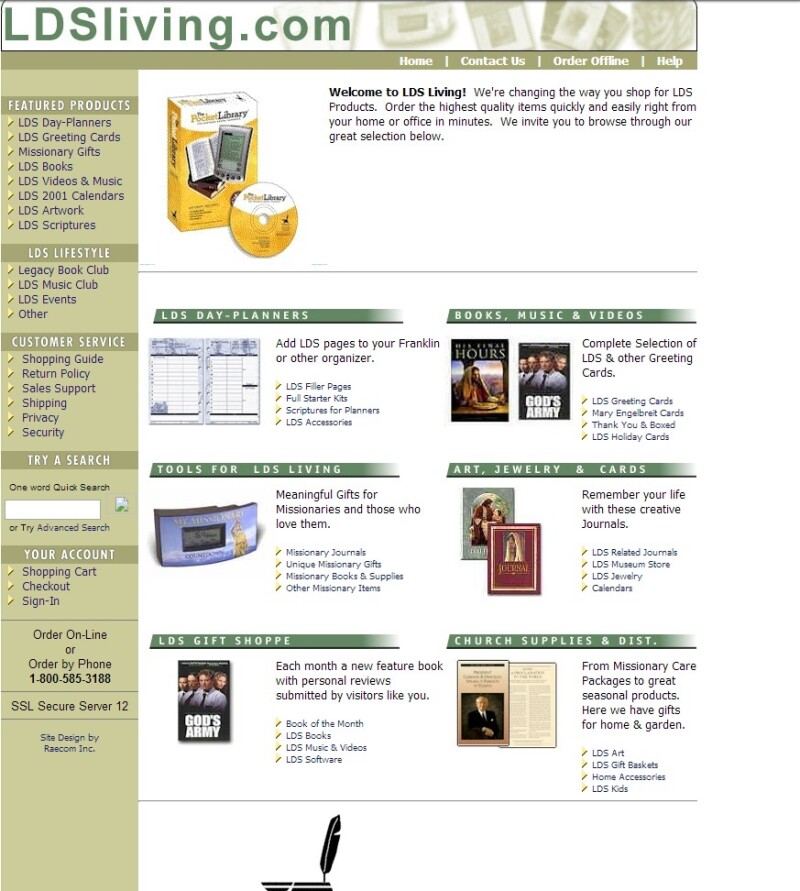 ldsliving.com in 2000