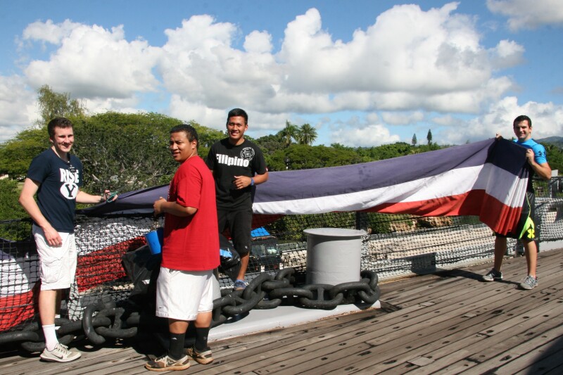 Missionaries and USS Missouri