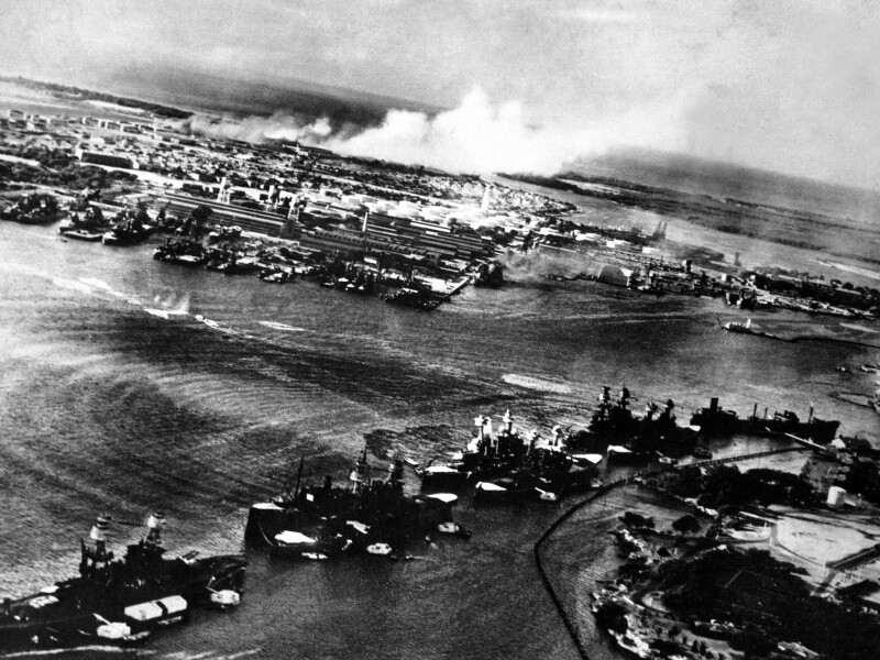 Japanese,Photograph,Taken,During,The,Attack,On,Pearl,Harbor,,Dec.