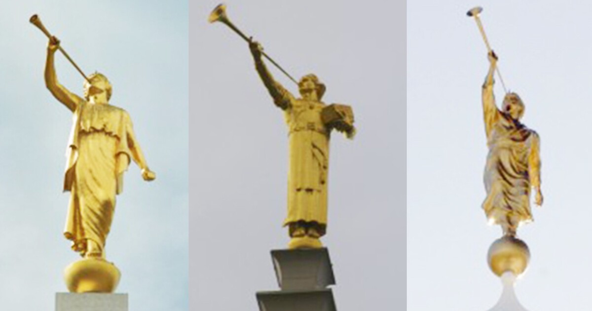 The 8 Designs of the Angel Moroni Statue LDS Living