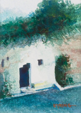 President Henry B. Eyring's painting of the Garden Tomb