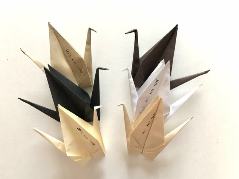 Peace cranes