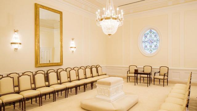 A sealing room in the Concepción Chile Temple.