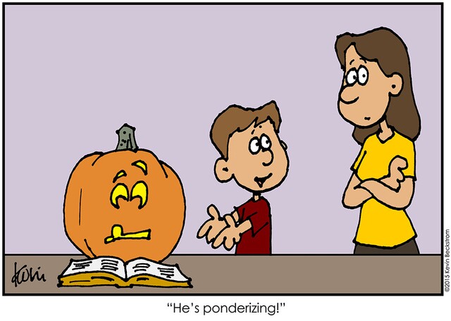 LDS Halloween Comic about Ponderizing by Keven Beckstrom