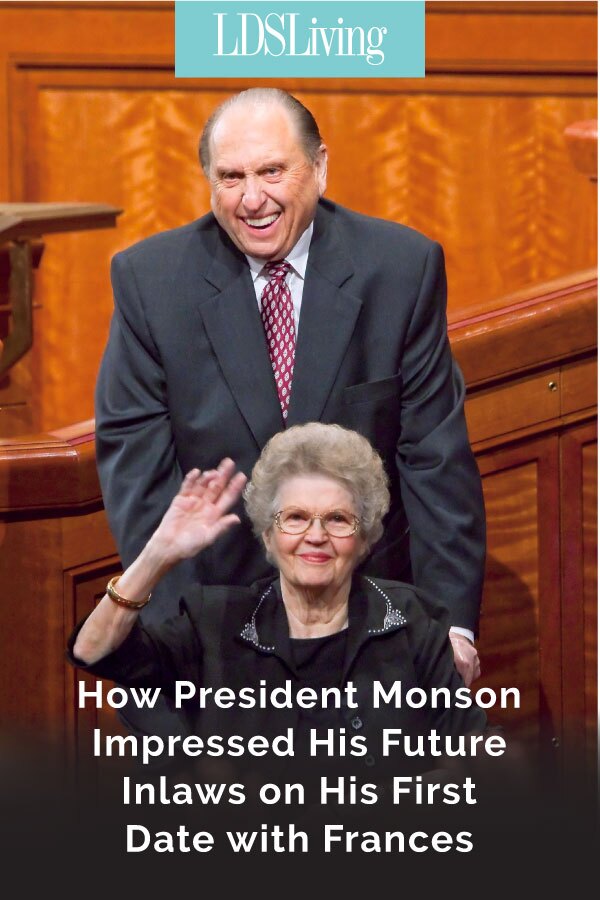 On the day of Thomas S. Monson's first date with Frances, he never expected to already have a close connection with her family that would give him an advantage to winning her heart.