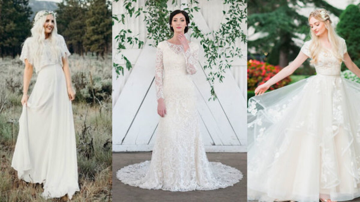 30 Gorgeous Modest Wedding Dresses - LDS Living 30 Gorgeous Modest Wedding Dresses - LDS Living