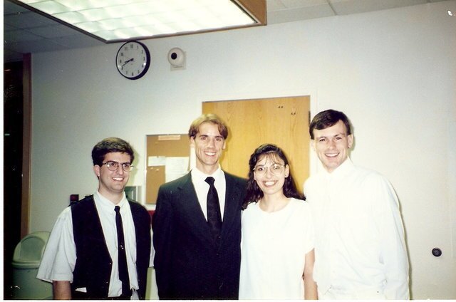 Sahar Qumsiyeh on her baptismal day. She became baptized a member of The Church of Jesus Christ of Latter-day Saints while attending BYU.