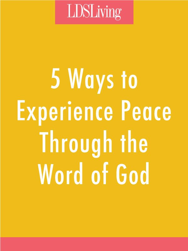 Finding peace takes faith, patience, effort, and having a more godly perspective of life, but the promise of it is there and available to all through the word of God. He will work with us where we are.