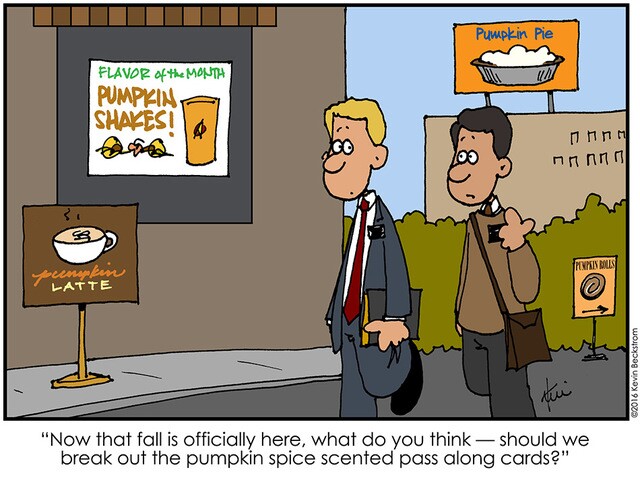 Pumpkin Spice Comic with LDS Missionaries by Keven Beckstrom