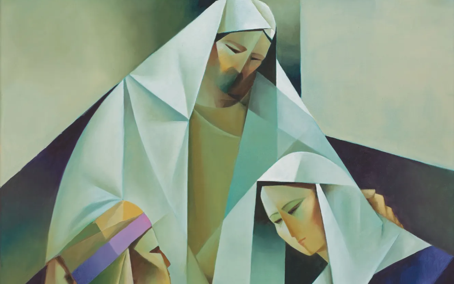 Jesus Christ depicted as a mediator.