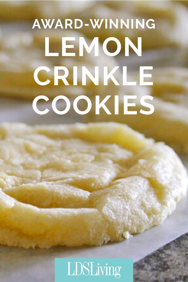 LDS Living Lemon Crinkle Cookie