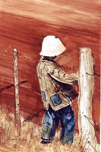 Bolivian Boy at the Fence by Elder Richard G. Scott