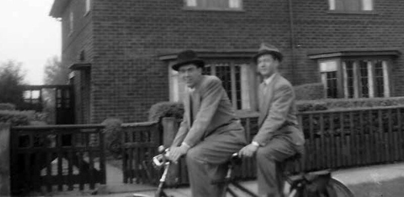 Ballard on bike