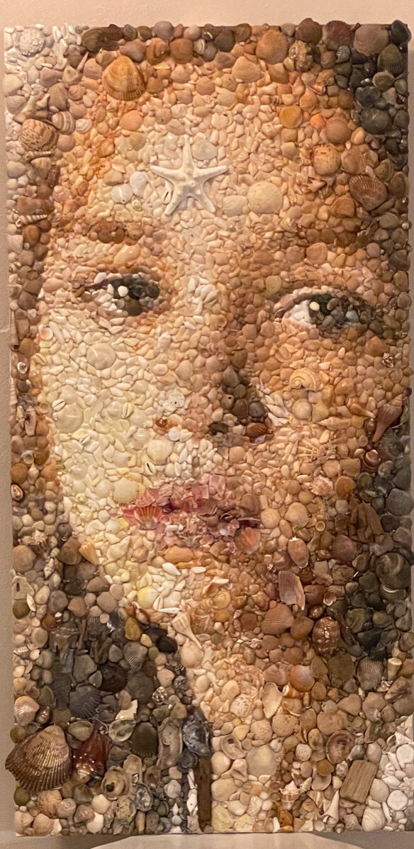 Seashell Art {Mosaic} or How To Use All Those Shells You Collected