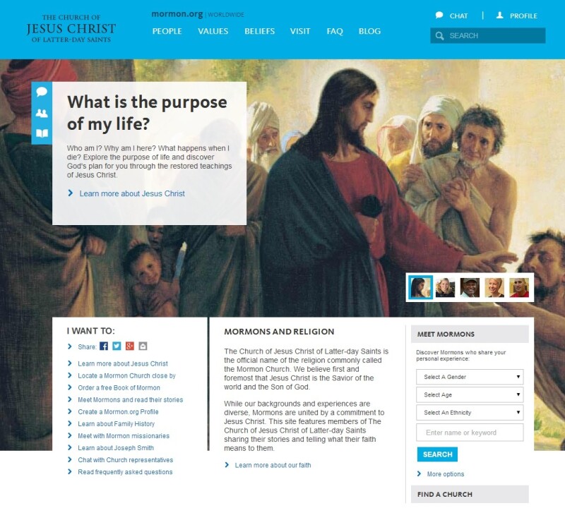 Mormon.org in 2014