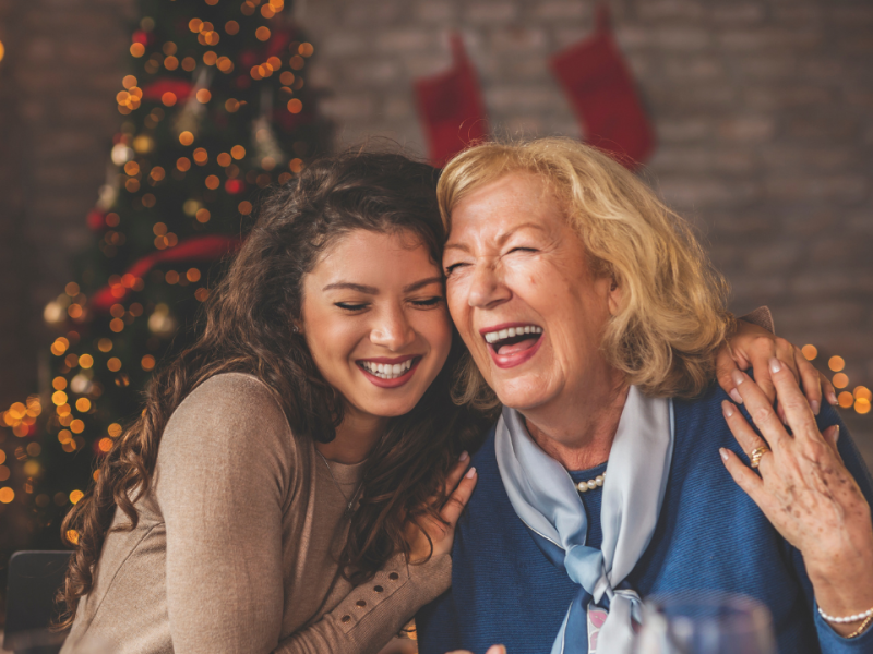 Happy Christmas dinner hug.png