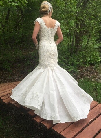 LDS Woman Finds Answer to Prayers Creating Modest Wedding Dresses from Toilet Paper