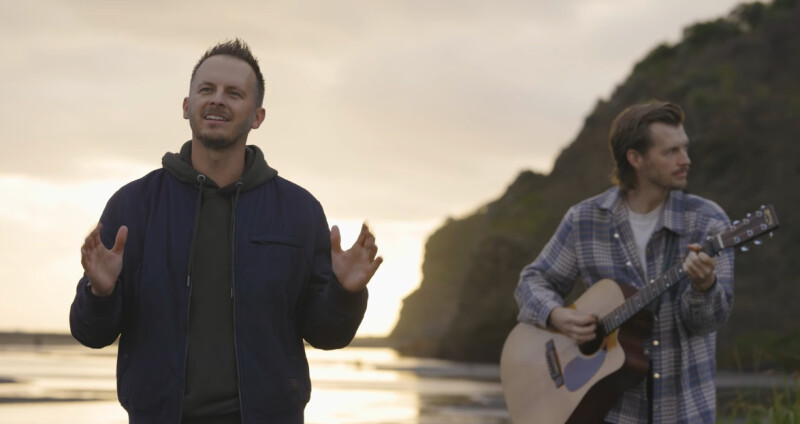 Ben and Chad Truman in the "Give Me This Mountain” music video