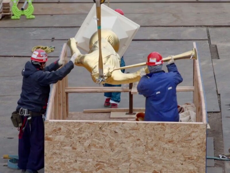 Angel Moroni Placed on Sapporo Japan Temple (Photos + Video)