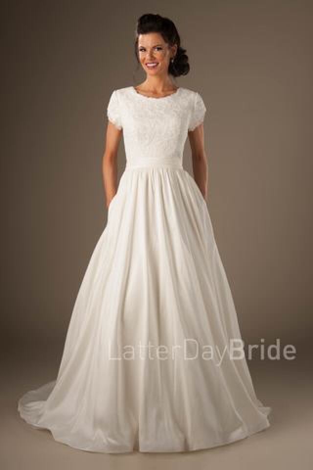 30 Gorgeous Modest Wedding Dresses - LDS Living