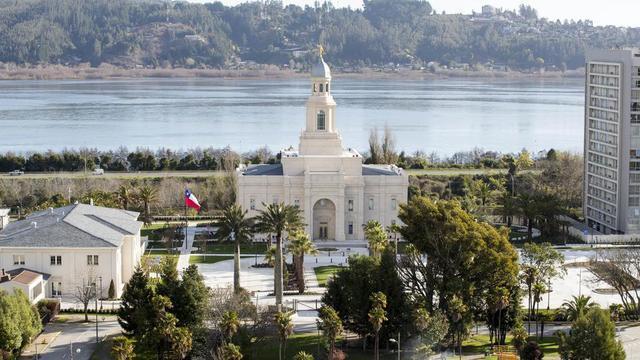 The Concepción Chile Temple of The Church of Jesus Christ of Latter-day Saints.