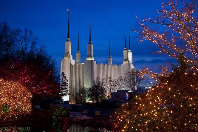 Photo Gallery: Temple Christmas Light Displays Around the World