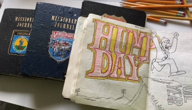 As a missionary in Virginia, Val Chadwick Bagley kept four different cartoon journals (as well as two “regular” journals).