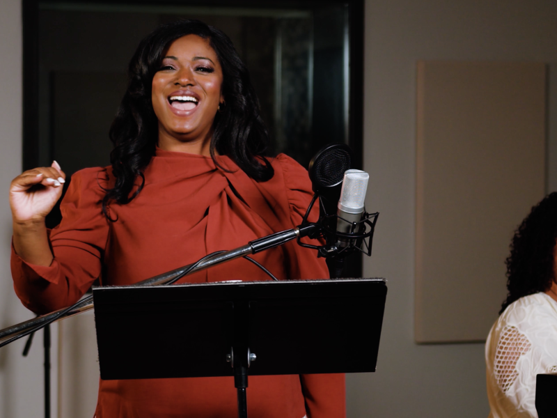 Yunga Webb teaches singing techniques.