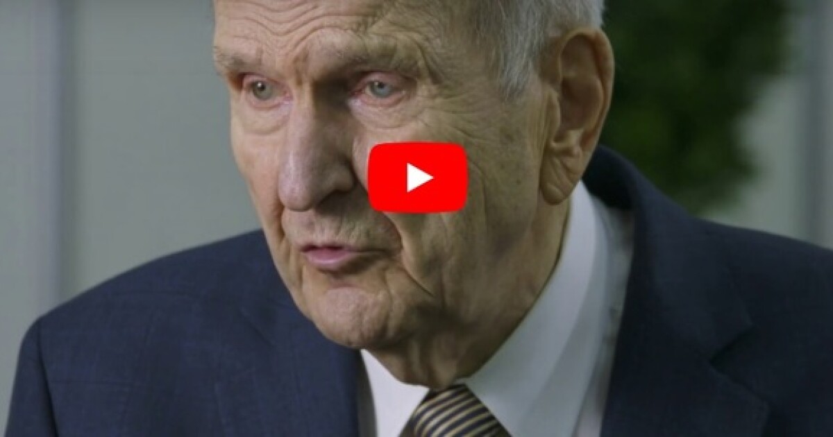 Watch President Nelson Says New Temples, Other Announcements Will Be