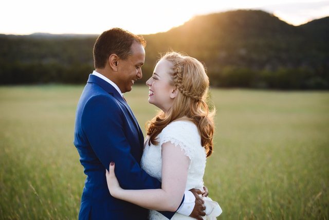 Meg Monk-Sproul with her late husband, Michael Sproul.