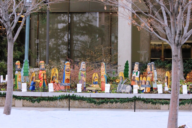 Temple Square Nativities