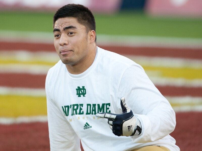 Los,Angeles,-,November,24:,Manti,Te'o,#5,Of,The
