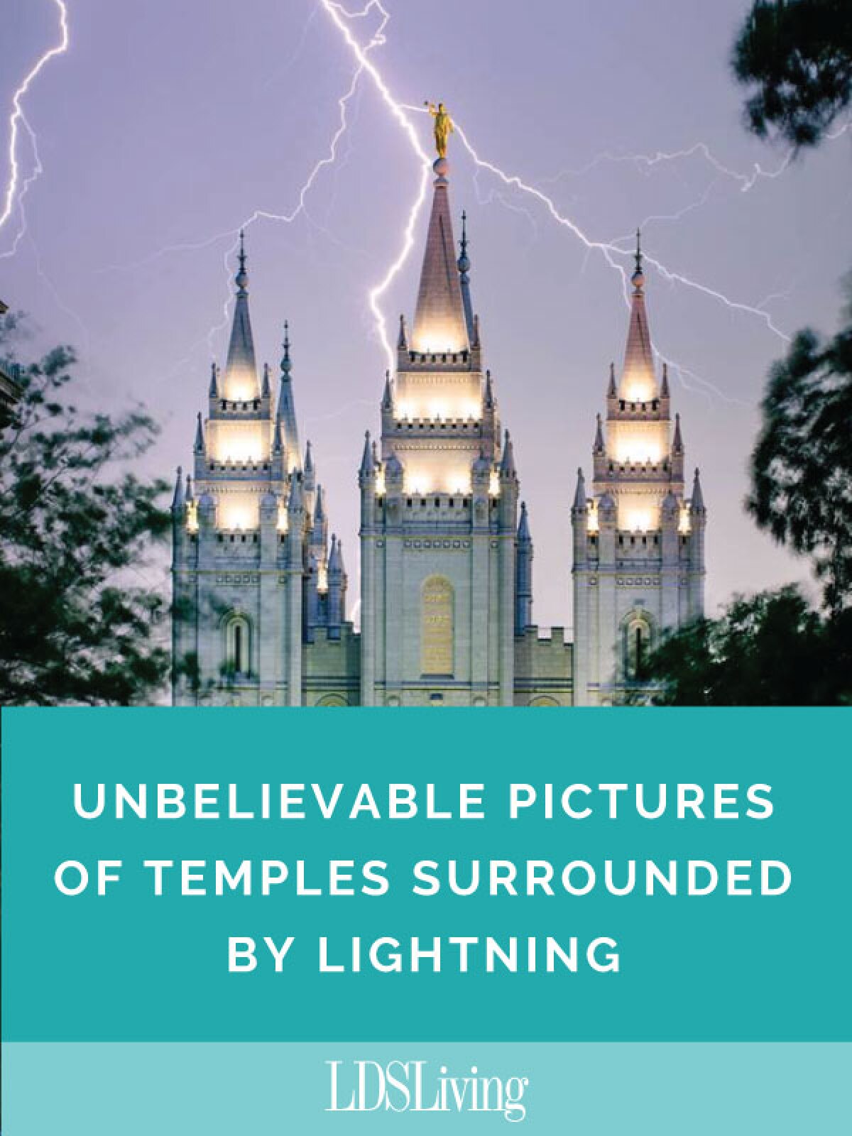 14 AweInspiring Pictures of Temples with Lightning LDS Living