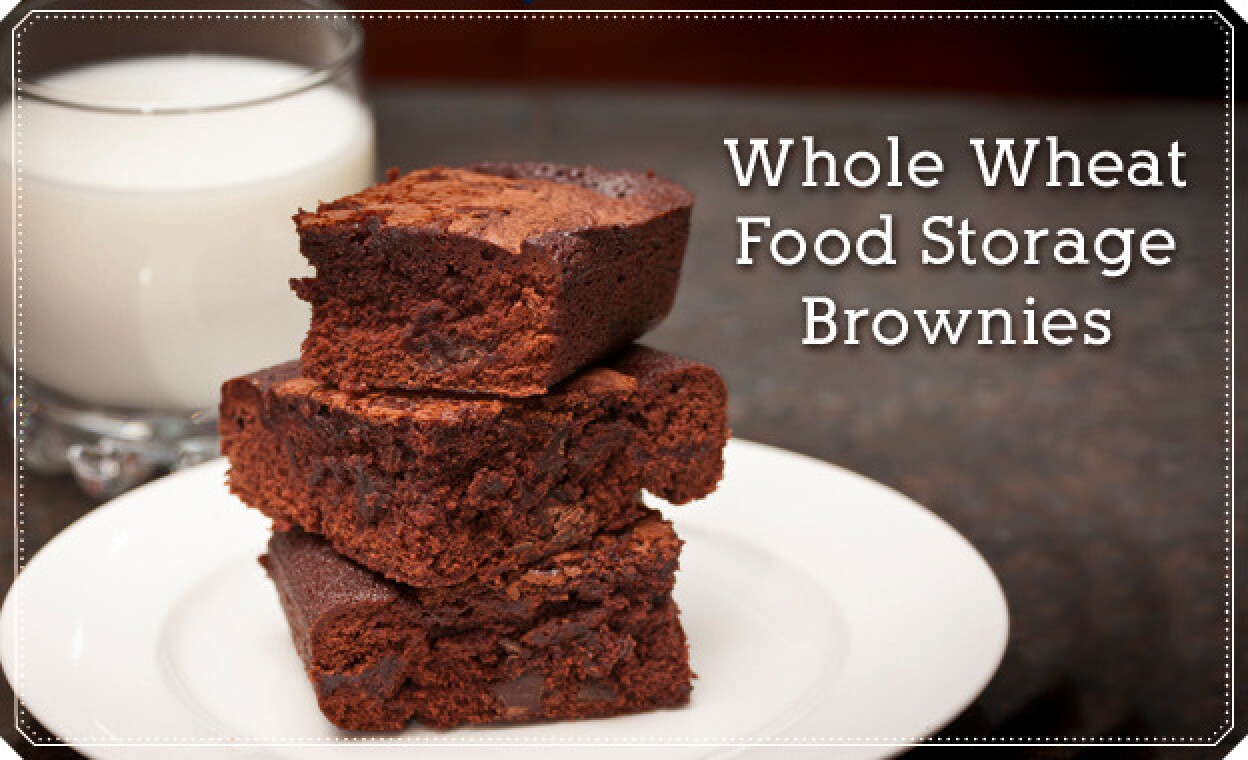 Whole Wheat Brownies LDS Living