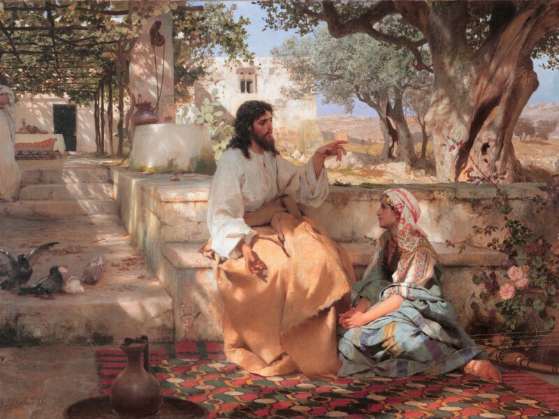 Christ with Martha and Maria, by Henryk Siemiradzki