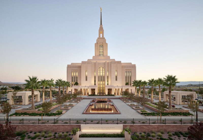 The Red Cliffs Utah Temple