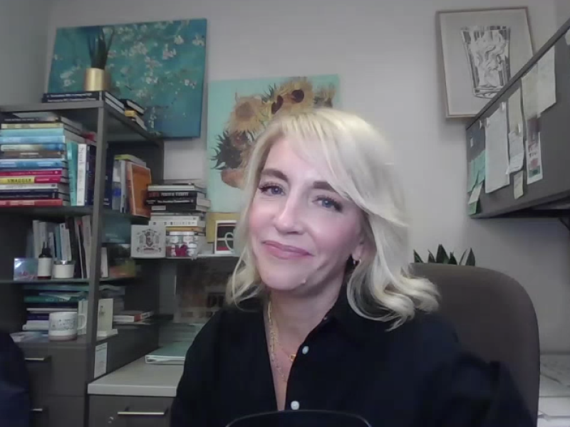 Lisa Valentine Clark in her office