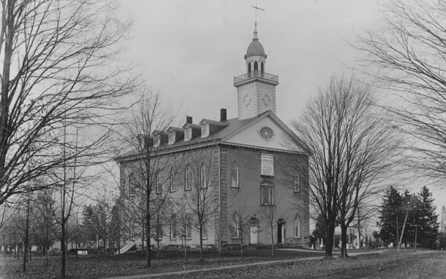 The Kirtland Temple was built under the direction of the Prophet Joseph Smith and was dedicated in 1836.