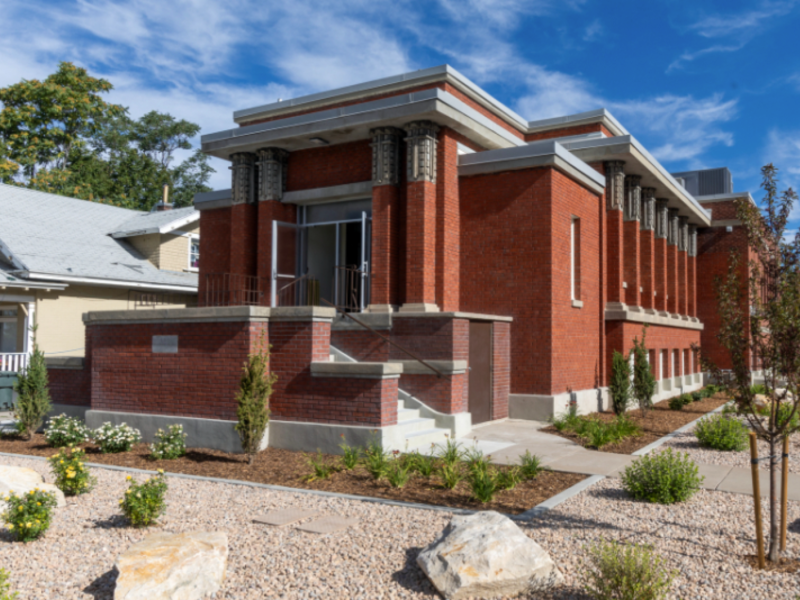 Historic LDS chapel in Ogden, Utah