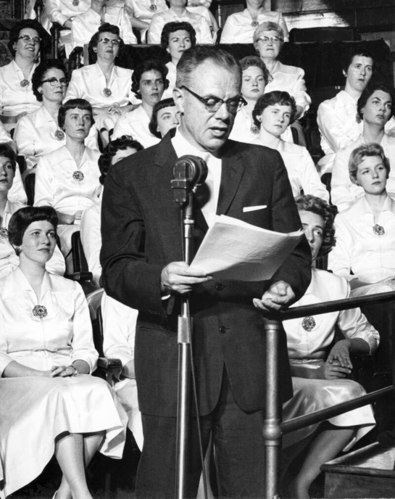 Mormon Tabernacle Choir Fashion, 1955