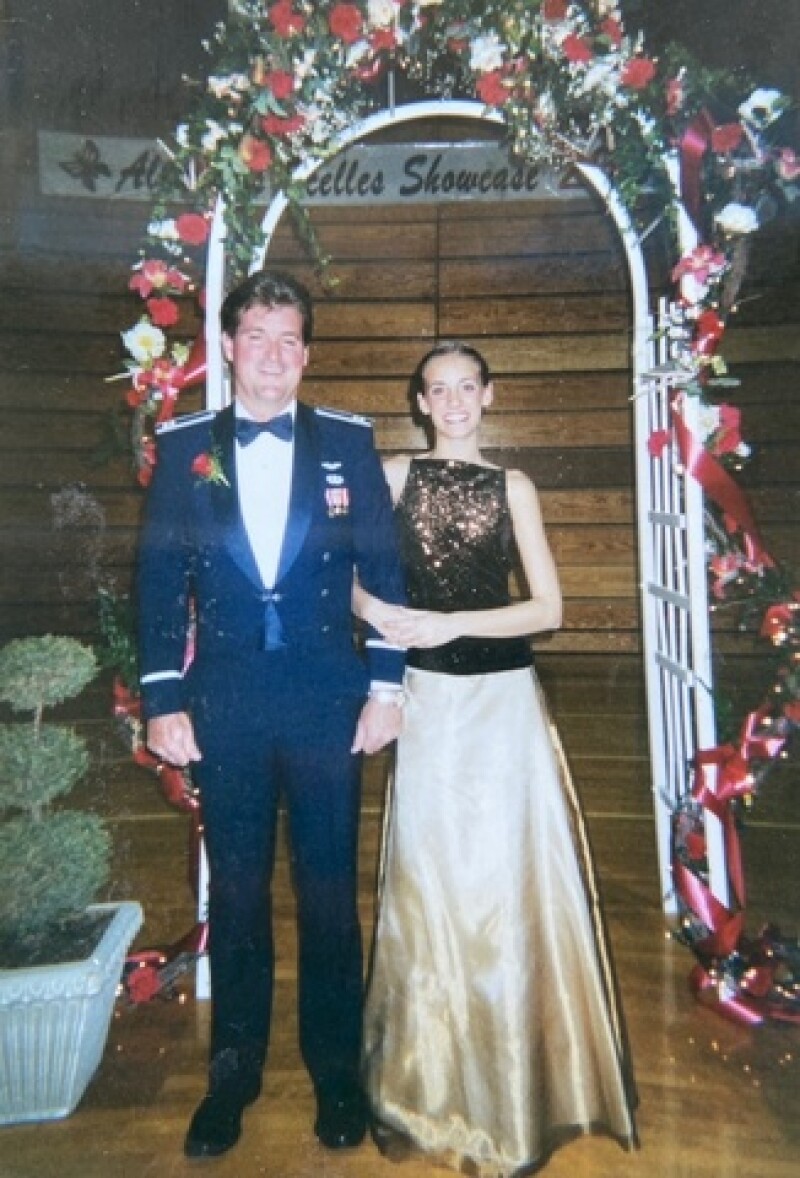 Ashley and her dad 4