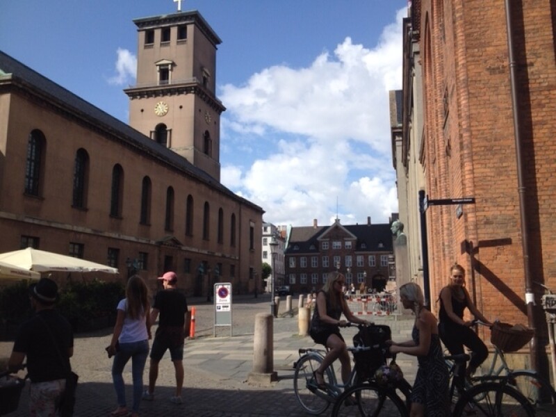 Sister Linda K. Burton's visiting Copenhagen, Denmark, where her great-great-grandfather, Joseph, spent his childhood.