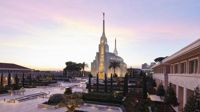 The Rome Italy Temple.
