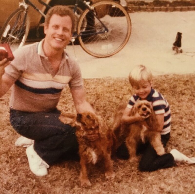 Spencer's love of bugs began young, from when he would catch them with his dad.